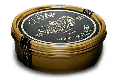 Икра черная осетровая "Русская Классика ЭЛИТ", 250г