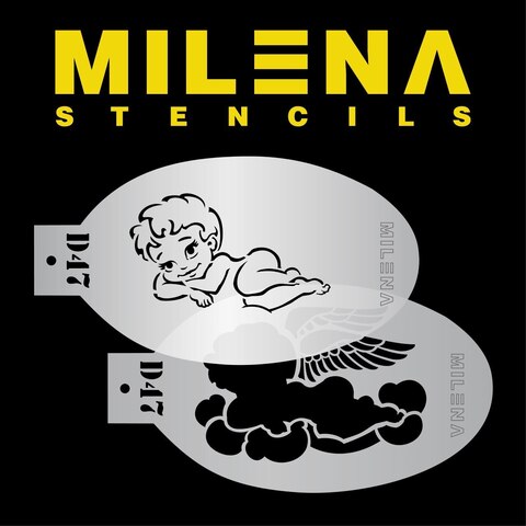 Трафарет Milena D47