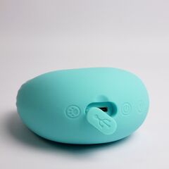 Бирюзовый вибростимулятор зоны G 2-в-1 - 