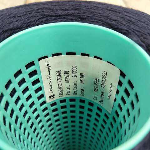 Кашемир Botto Giuseppe CASHMERE VINTAGE 2/13 темно-синий