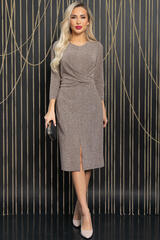 Платье Время желаний (золотистый бежевый) П11843 LT Collection