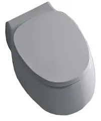 Agape Pear 2 ACER0897W RZG унитаз 525х380х255 мм, подвесной, в комплекте с крышкой, механизм плавного закрывания, белый блестящий/темно- серый фото
