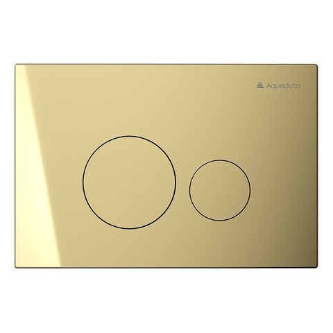 Aqueduto CIRCULO Novo CIR0250 Панель смыва, шлифованное золото