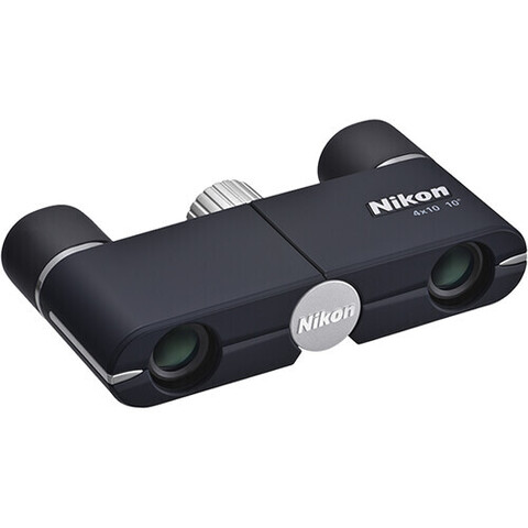 Бинокль Nikon 4x10D CF Pocket Binoculars (темно-синий)
