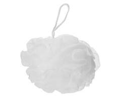 Рыжий Кот Мочалка массажная BW, диам. 15 см, белый