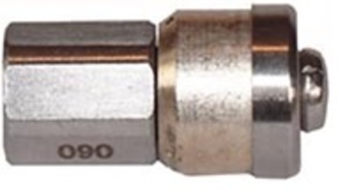 Форсунка вращающаяся каналопромывочная вход 1.4 внут, 3 отверстия 045