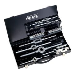 Набор метчиков и плашек M3 -M12 HSS-G 37пр Volkel 49107