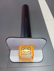 ТП-68 ПВХ Воронка парапетная ПВХ D110 L700