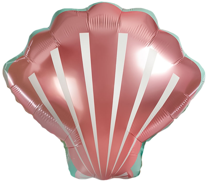 К Фигура, Морская ракушка, Розовый, 20''/51 см, 1 шт.