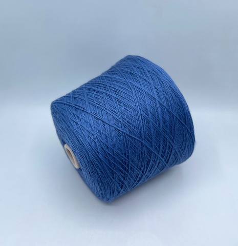 Бобинная пряжа, Toscano, 5/18 360м, 100% Меринос,Синий бриллиант,37080