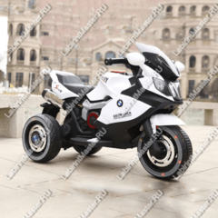 Детский электромотоцикл "BMW MOTO" белый