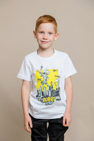 027_БК24 Футболка кор.рукав д/м, белый