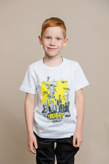 027_БК24 Футболка кор.рукав д/м, белый