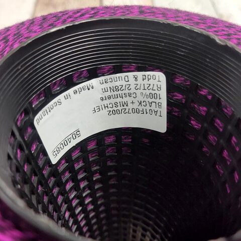 Кашемир 100% Todd & Duncan CASHMERE 2/28 черно-фиолетовый