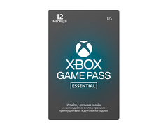 Карта оплаты Xbox Game Pass Essentials на 12 месяцев [Цифровая версия] (US) (для ПК, цифровой код доступа)
