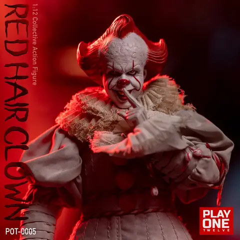 Фигурка Пеннивайз Клоун с рыжими волосами 1/12 Play One Twelve