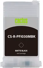 Картридж перезаправляемый струйный Cactus CS-R-PFI030MBK черный матовый (55мл) для Canon imagePROGRAF TA-20/30/TM-240/340 — фото 2