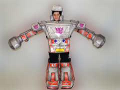 Мягкий игровой костюм робот-трансформер