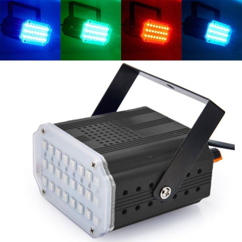 Комнатный мини-стробоскоп Mini Room Strobe 24 LED, цвет черный