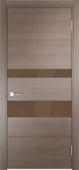Межкомнатная дверь Баден 10 ДО / Цвет Дуб фремонт вералинга / Стекло "Лакобель" / Двери Верда