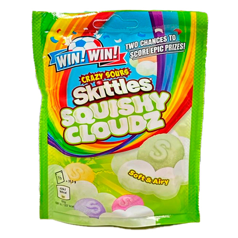 Драже Skittles Squishy Cloudz Crazy Sour