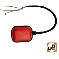 Выключатель поплавковый UNITED PARTS для дренажных насосов 250В, 10А, IP68, провод 3x1,0 (90-0318)