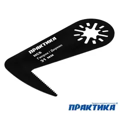 Насадка для МФИ ПРАКТИКА режущая L-образная, HCS, по дереву, 28 мм, мелкий зуб для фигурно (918-337)