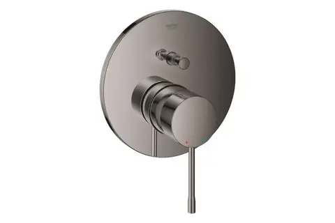 GROHE Essence 24167A01 Внешняя часть смесителя для ванны скрытого монтажа на 2 потребителя, круглая, темный графит глянец