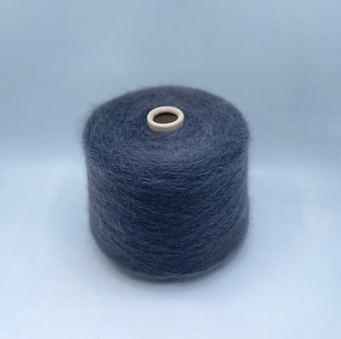 Filati Venezia (пр.Италия),art-Kid silk, 900/100гр, 70%Супер кидмохер, 30%Шелк, цвет-Темная сталь, арт-34928