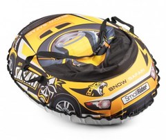 Тюбинг Small Rider с сиденьем и ремнями Snow Cars 3 Сафари желтый 1373677