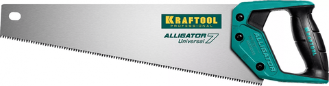 15004-40_z01	Ножовка универсальная ″Alligator Universal 7″, 400 мм, 7 TPI 3D зуб, KRAFTOOL