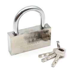 Замок висячий ВС 490мм Экстра хром (00002496) Булат