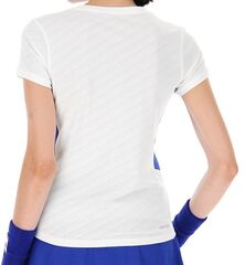 Женская теннисная футболка Lotto Tech W I - D2 T-Shirt - bright white/royal gem