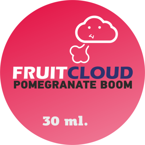 Премиум жидкость для электронных сигарет Pomegranate Boom, 0 мг