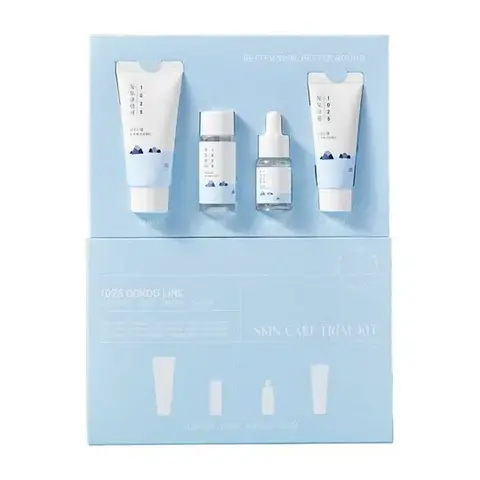 Round Lab 1025 Dokdo Trial Kit (cleanser, toner, ampule, cream)