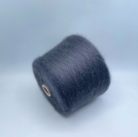 Filati Venezia (пр.Италия),art-Kid silk, 900/100гр, 70%Супер кидмохер, 30%Шелк, цвет-Темная сталь, арт-34928