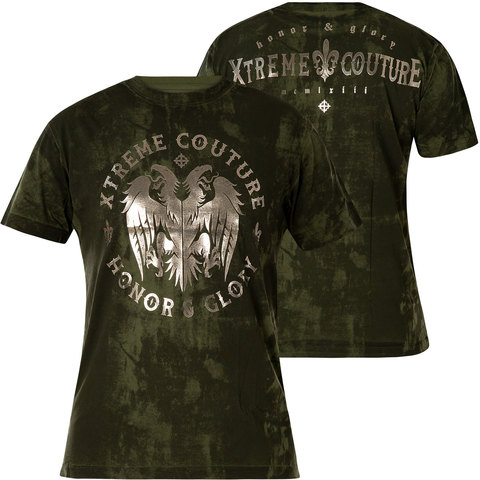 Xtreme Couture | Футболка мужская Razor Sharp X1962 от Affliction перед и спина