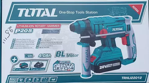 Перфоратор АККУМЛЯТОРНЫЙ 20v TOTAL TRHLI22012
