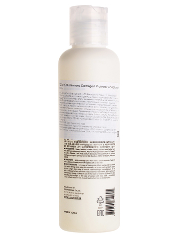 Бесщелочной шампунь с коллагеном и аргановым маслом Damaged Protector Acid Shampoo LADOR