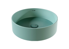 Раковина на столешницу  Ø 45 Creavit LP145 НИЛ ГРИН (ЗЕЛЕНЫЙ)  матовый