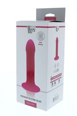 Розовый фаллоимитатор-реалистик PREMIUM DILDO 7INCH - 16,5 см. - 