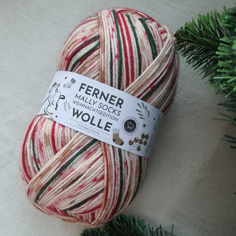 Ferner Wolle Mally Socks Weihnachts 19