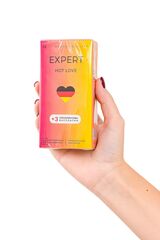 Презервативы EXPERT Hot Love с разогревающим эффектом - 12 шт.(+3 в подарок) - 