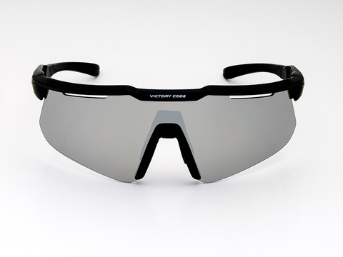 Комплект лыжные очки Victory code Extreme Black/Silver + линза Оранжево ...