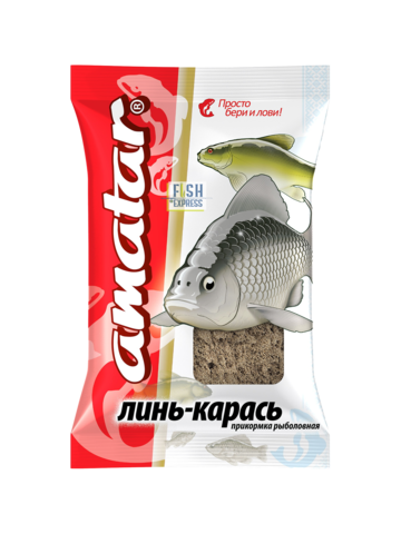 Прикормка Amatar ЛИНЬ-КАРАСЬ  750г 10 шт/уп.