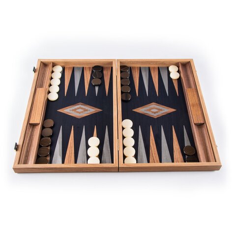 Нарды с боковыми стойками 48x30см Manopoulos Backgammon bkb1