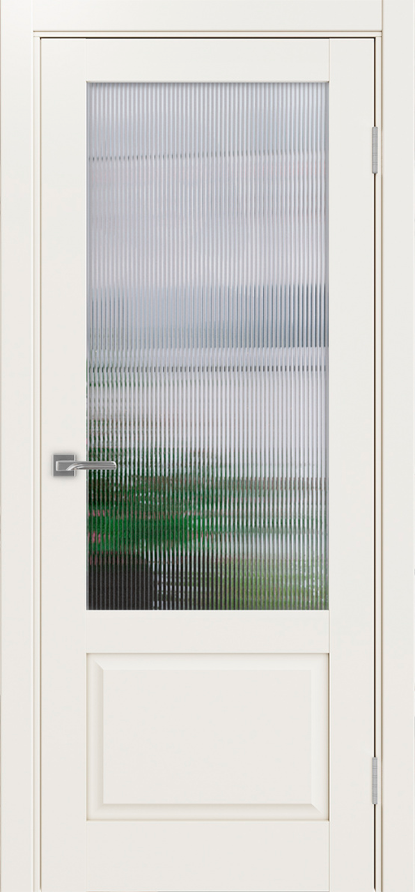 Дверь межкомнатная Оптима Порте Тоскана 640.21 ОФ3, цвет бежевый, экошпон, стекло мору