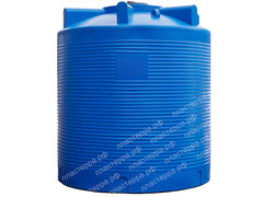 Емкость цилиндрическая Пластерра PT VL 10000 л. вертикальный (2300x2300x2700см;синий) - арт.560127