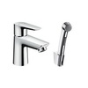 Смеситель для раковины с гигиеническим душем Hansgrohe Talis E 71729000