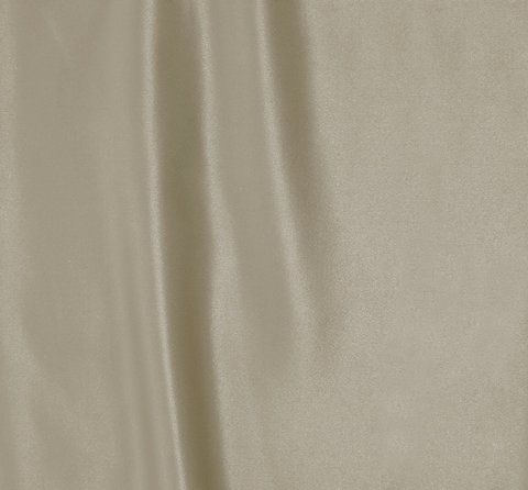 Однотонная портьерная ткань Эвита сатин бежево-зеленый